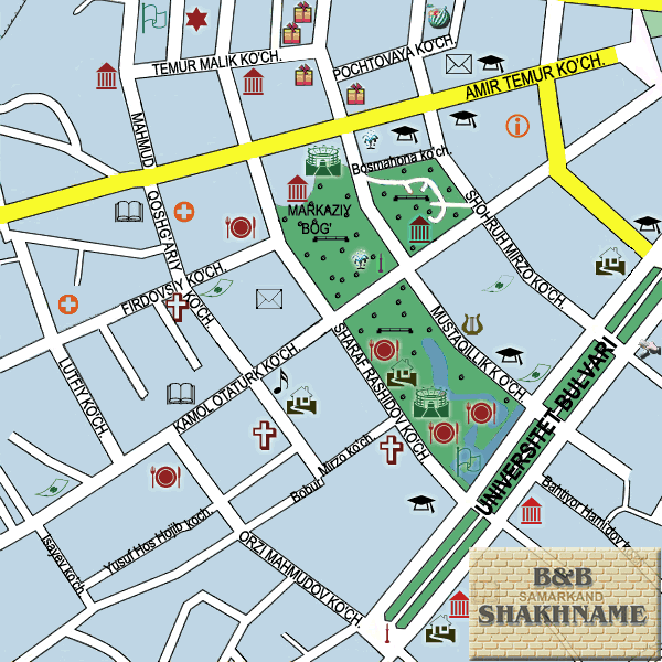 Map of Samarkand