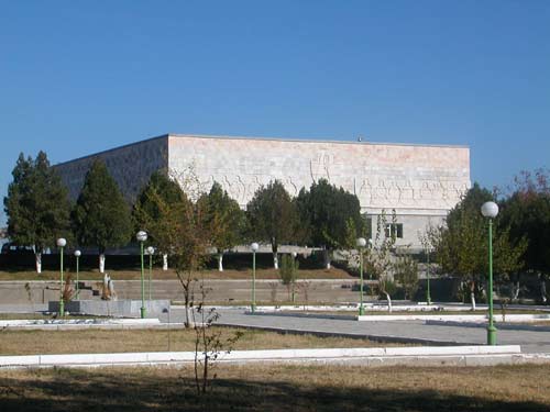 The museum of formation of Samarkand on Afrasiab