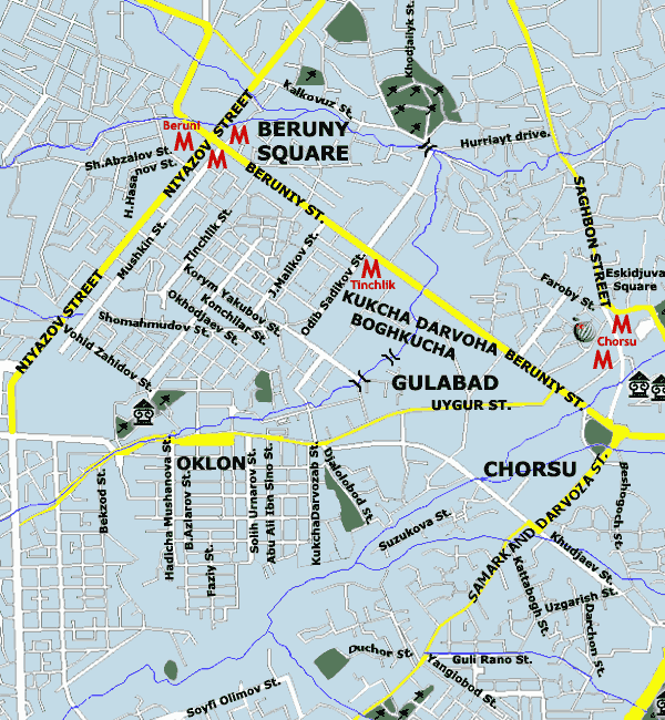 Tashkent Map