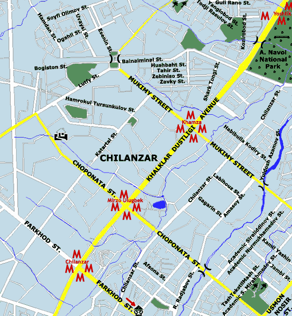 Tashkent Map