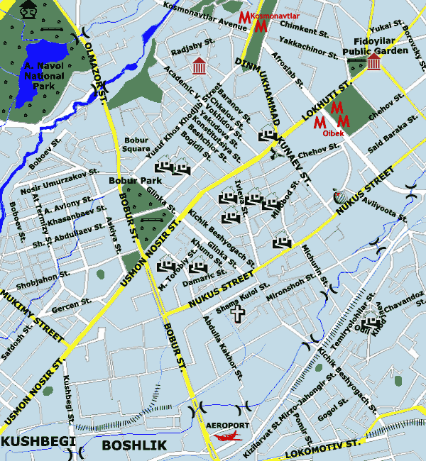 Tashkent Map